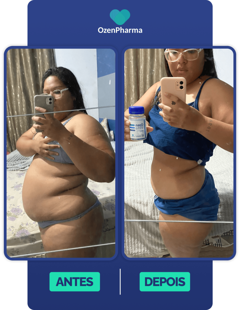 ozenvitta antes e depois